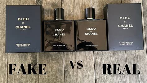 bleu de chanel edp fake vs real|fake vs real bleu De Chanel.